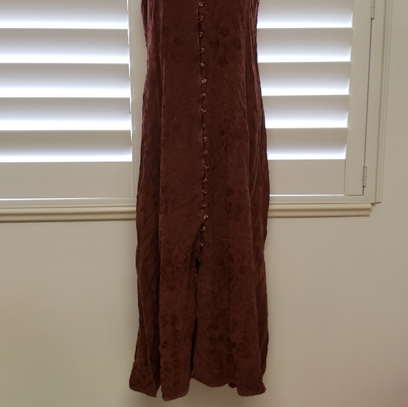 Embroidered Spaghetti Strap Summer Dress - Picture 5 of 7